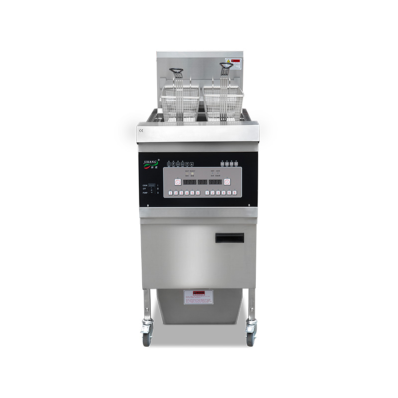 Elektrische offene Fritteuse mit automatischem Lift
