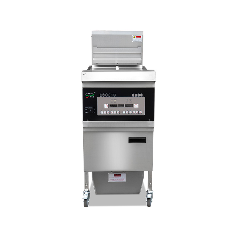 Elektrische offene Fritteuse mit automatischem Lift