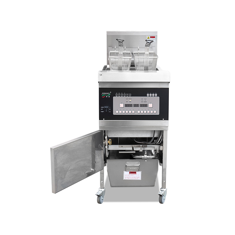 Elektrische offene Fritteuse mit automatischem Lift